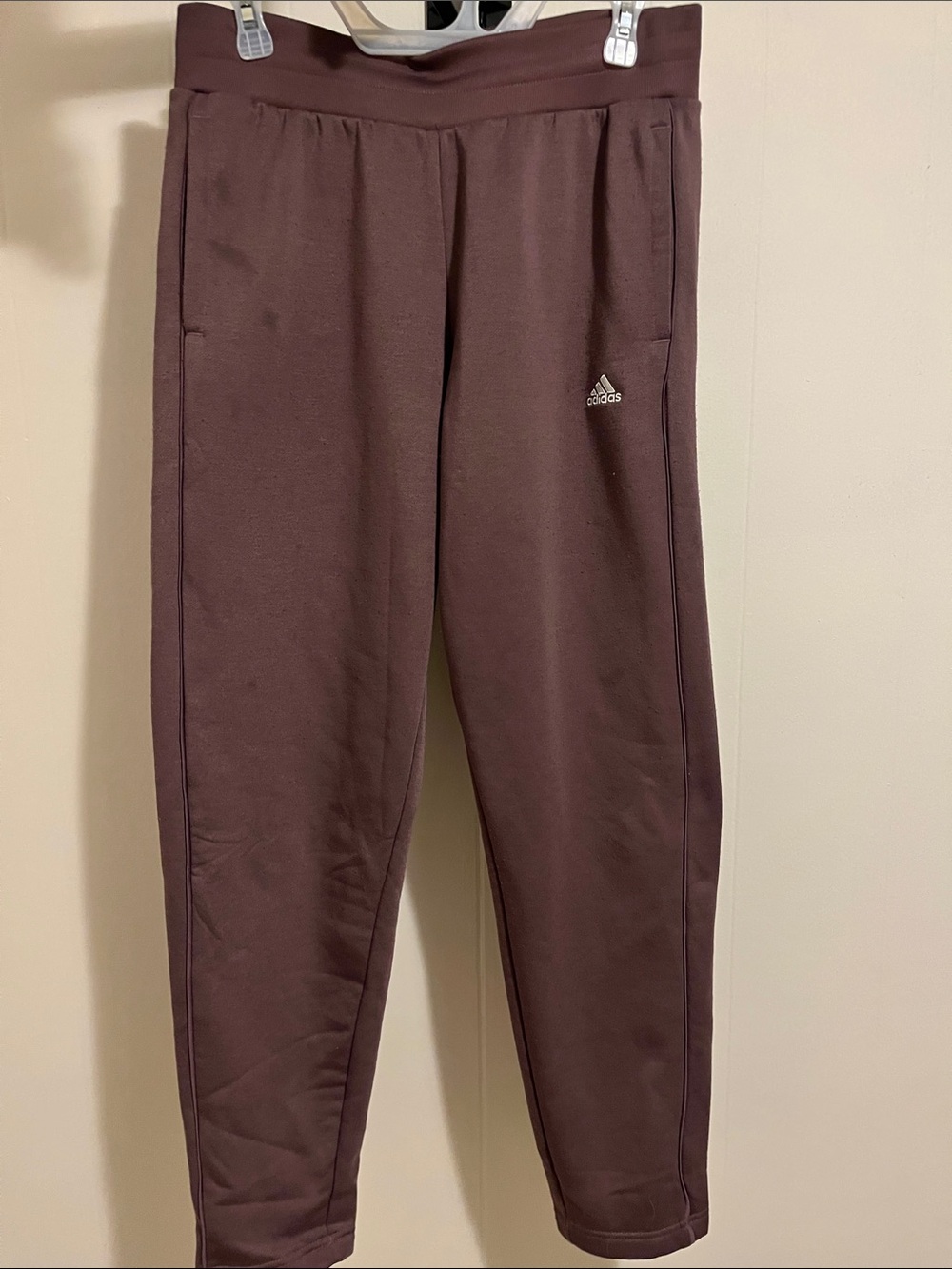 adidas Kids Burgundy Joggers